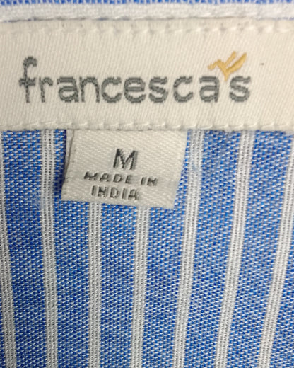 Francescas Blue Button Shirt