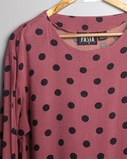 Pasta Wine Polka Blouse