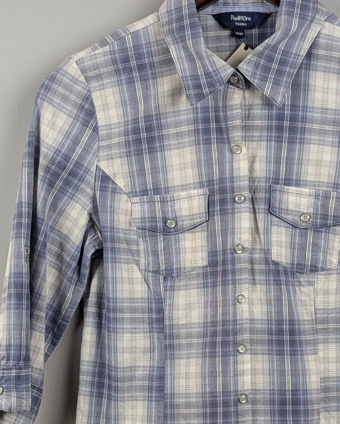 Blue Plaid Shirt