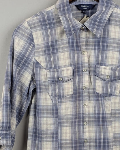 Blue Plaid Shirt