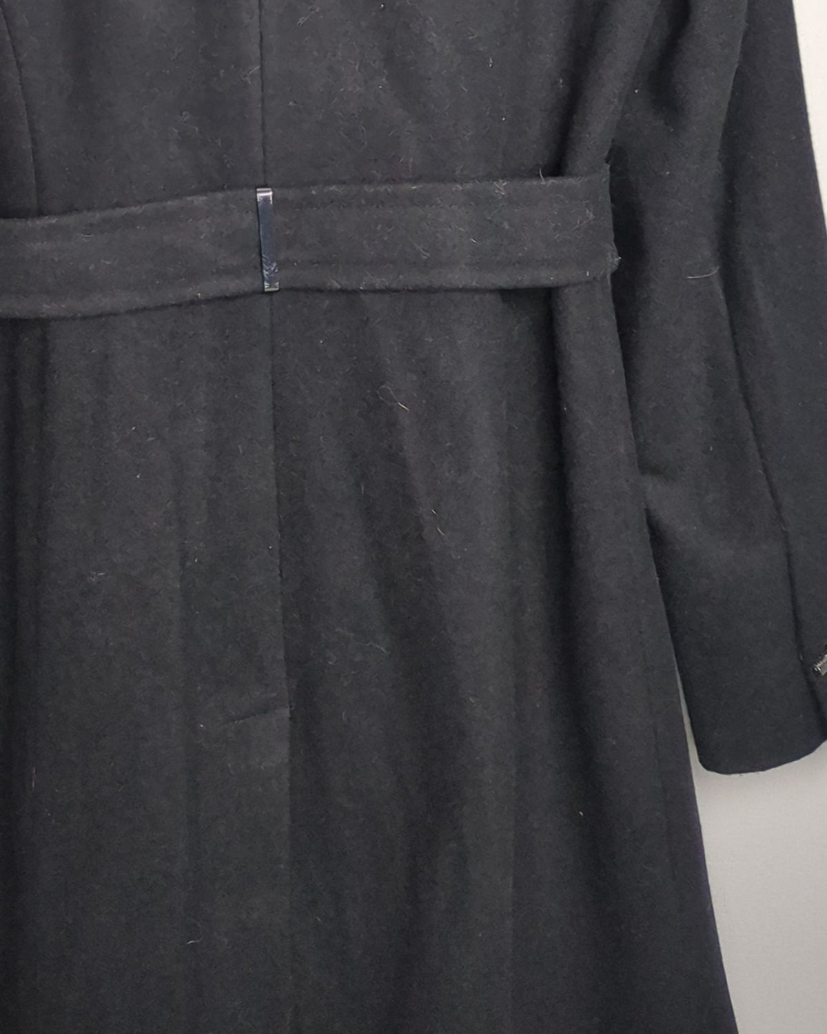 Calvin Klein Black Woolen Coat