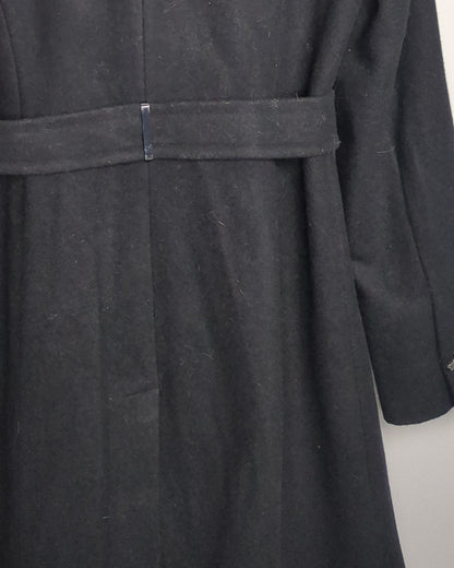 Calvin Klein Black Woolen Coat