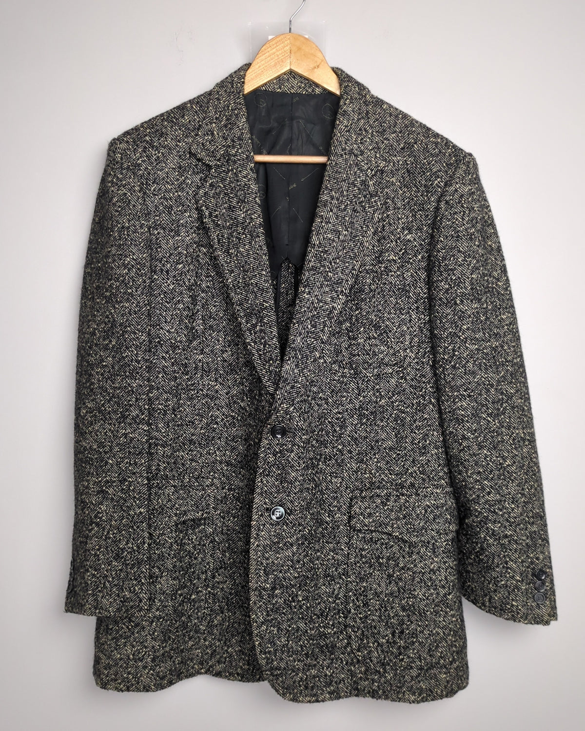 Custom Tailor Gray Tweed Blazer
