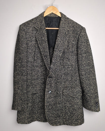 Custom Tailor Gray Tweed Blazer