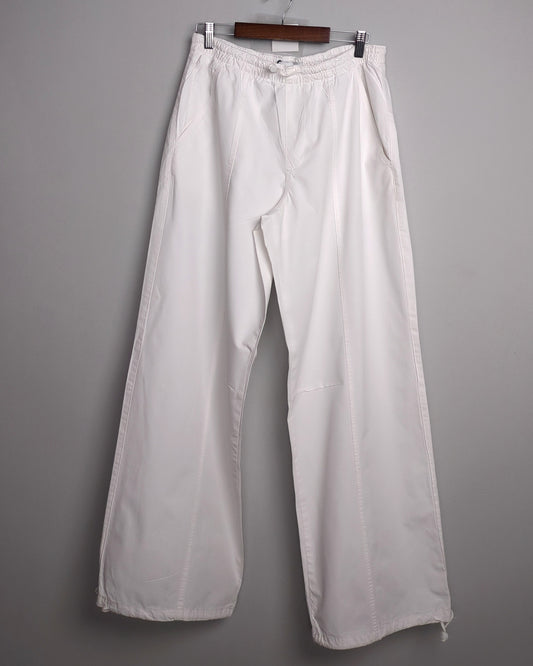 Zara White Casual Trousers