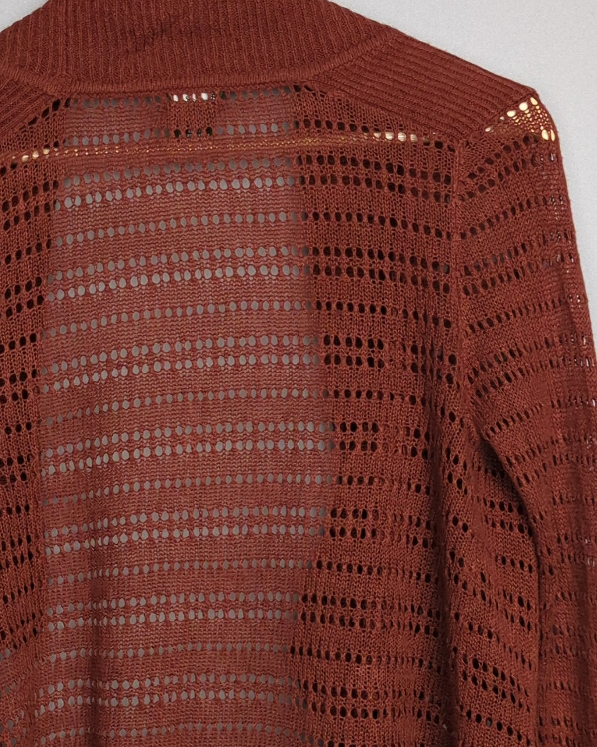 Eddie Bauer Wine Open Cardigan