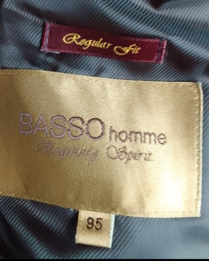 Basso Homme Black Woolen Blazer