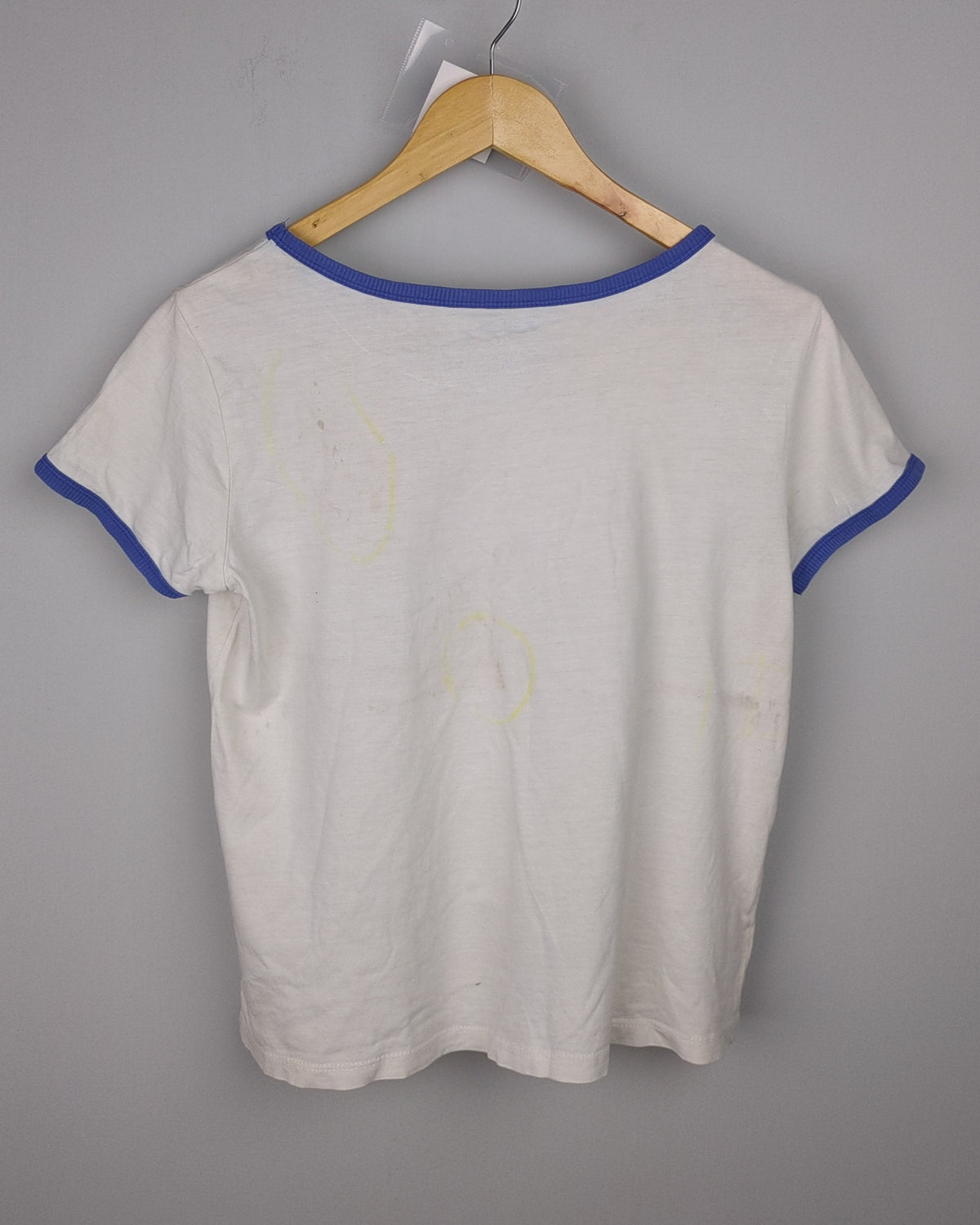 White Graphic Ringer