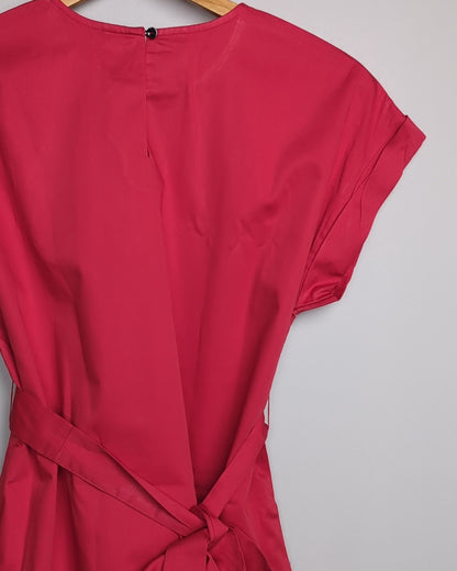 Fablestreet Red Casual Dress