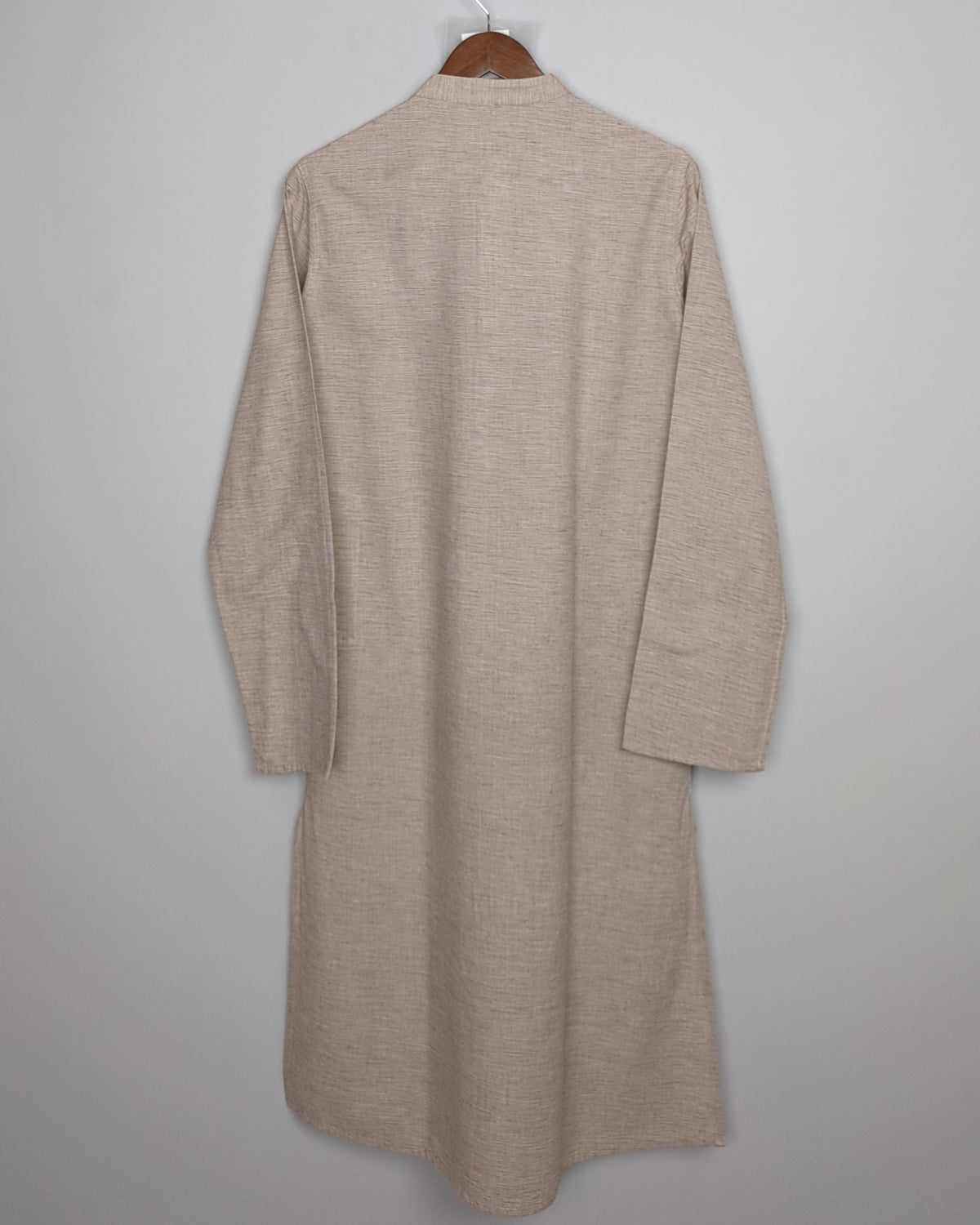 Fabindia Beige Collared Kurta