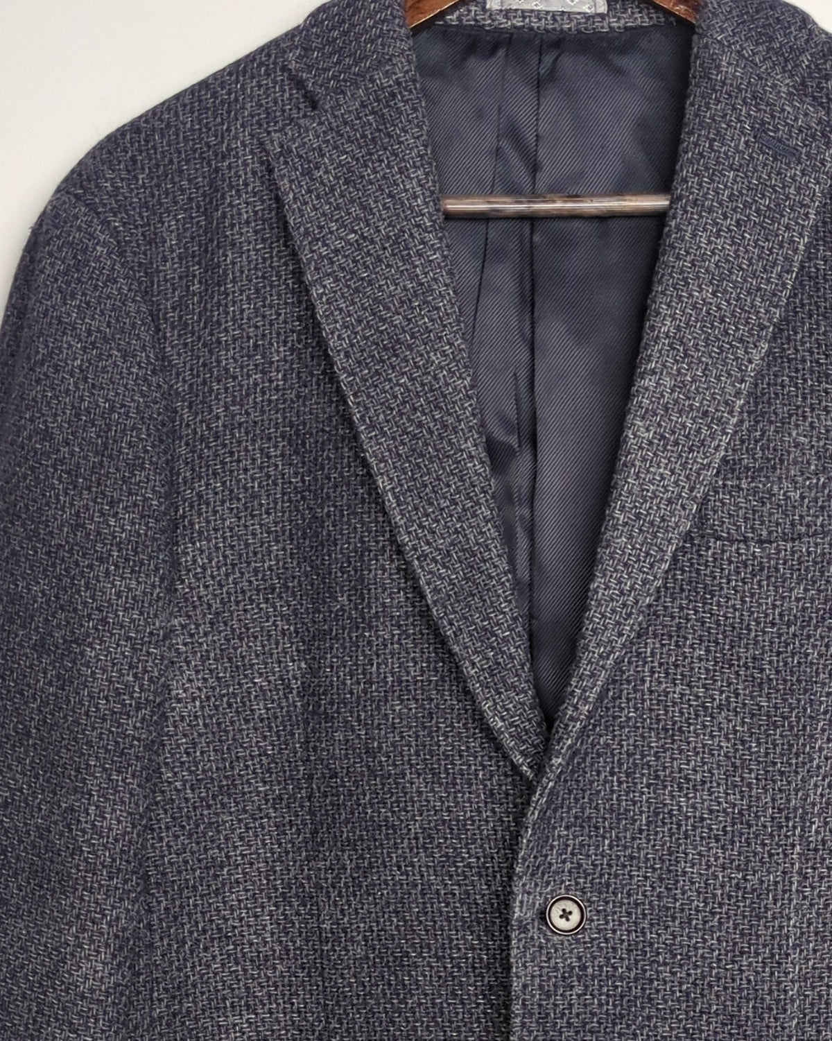 Taka-Q Blue Textured Blazer