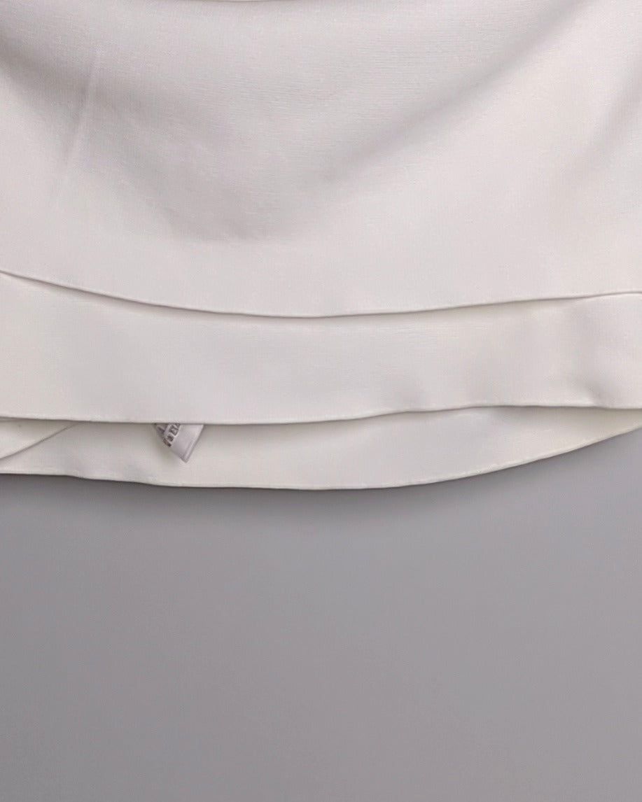 Zara White Off-Shoulder Top
