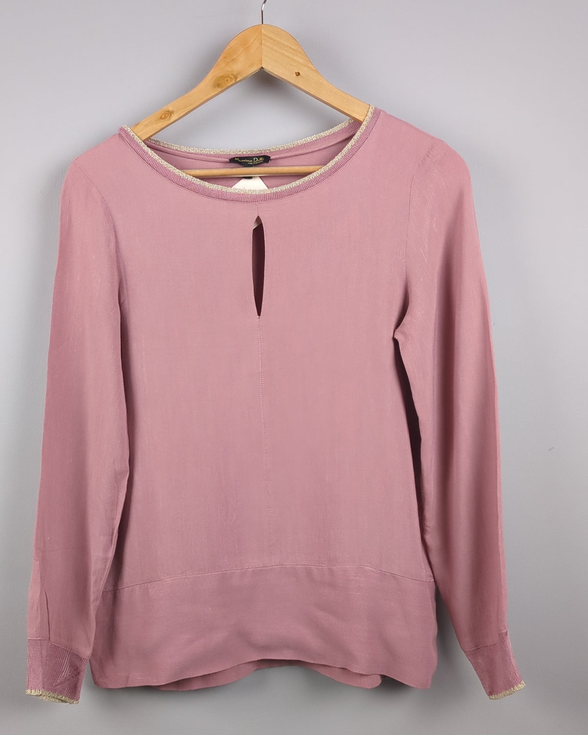 Pink Keyhole Sweater