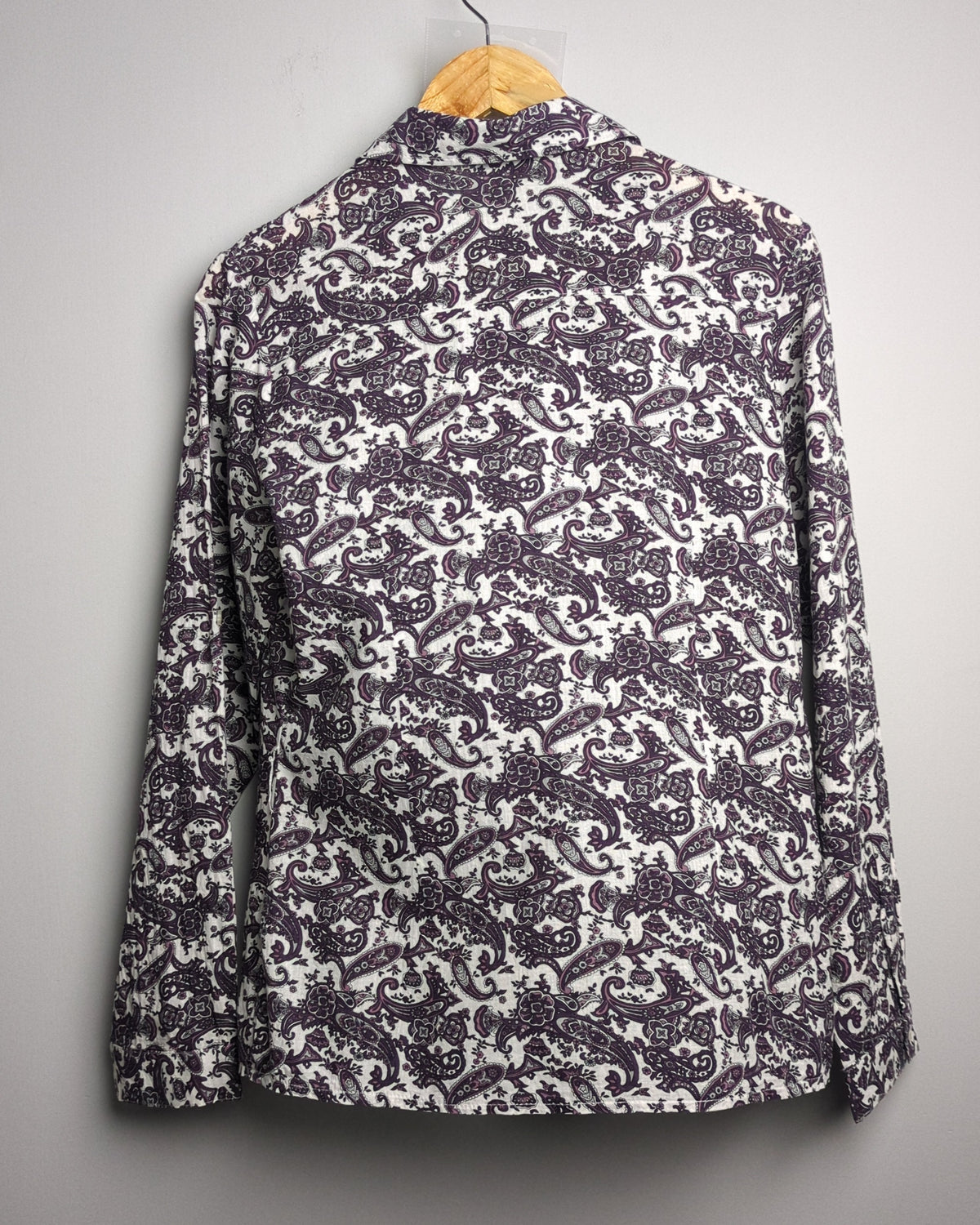 Wen Ni Purple Paisley Blouse