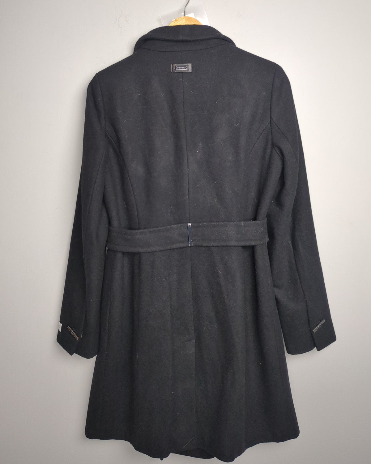 Calvin Klein Black Woolen Coat