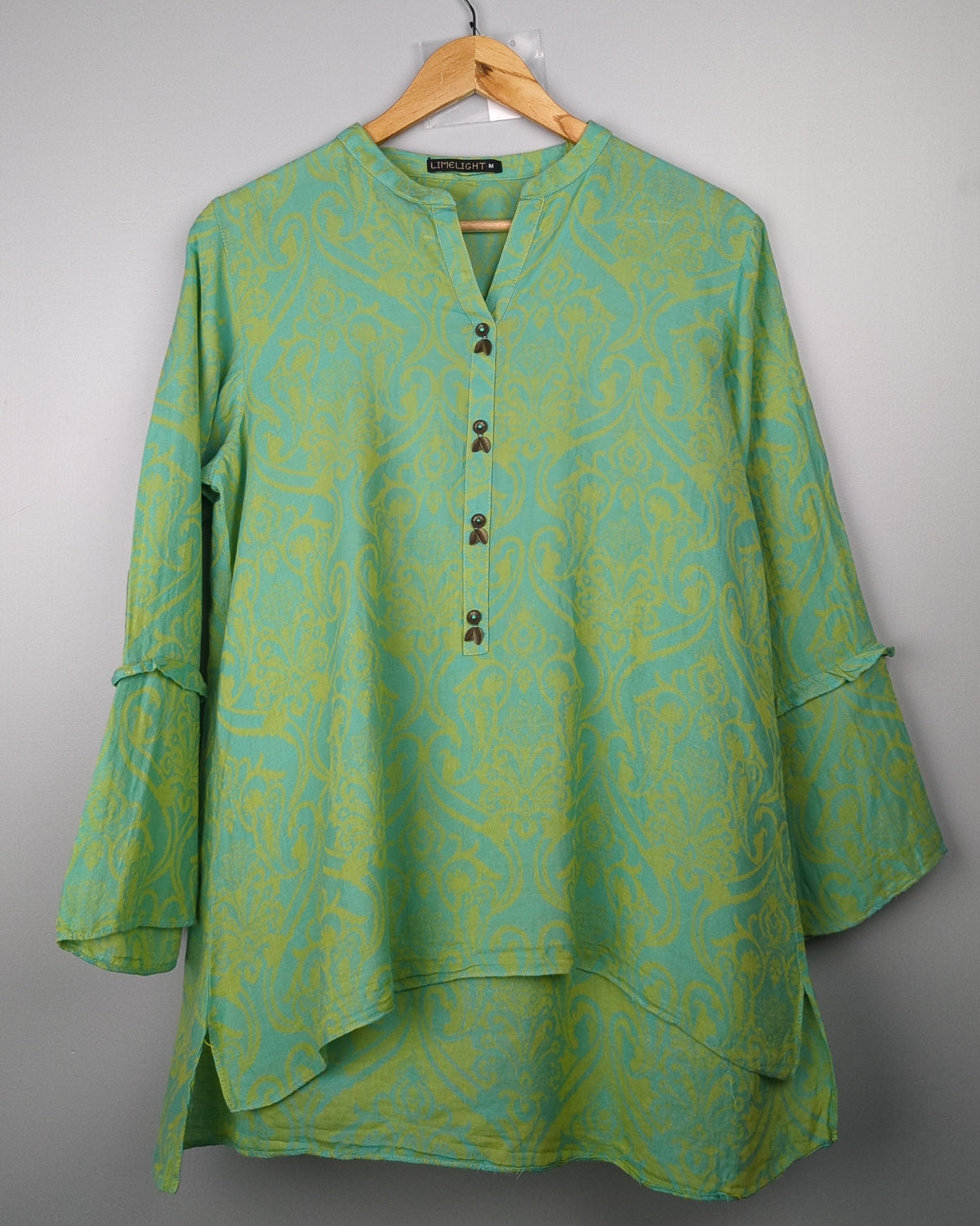 Limelight Green Printed Kurta