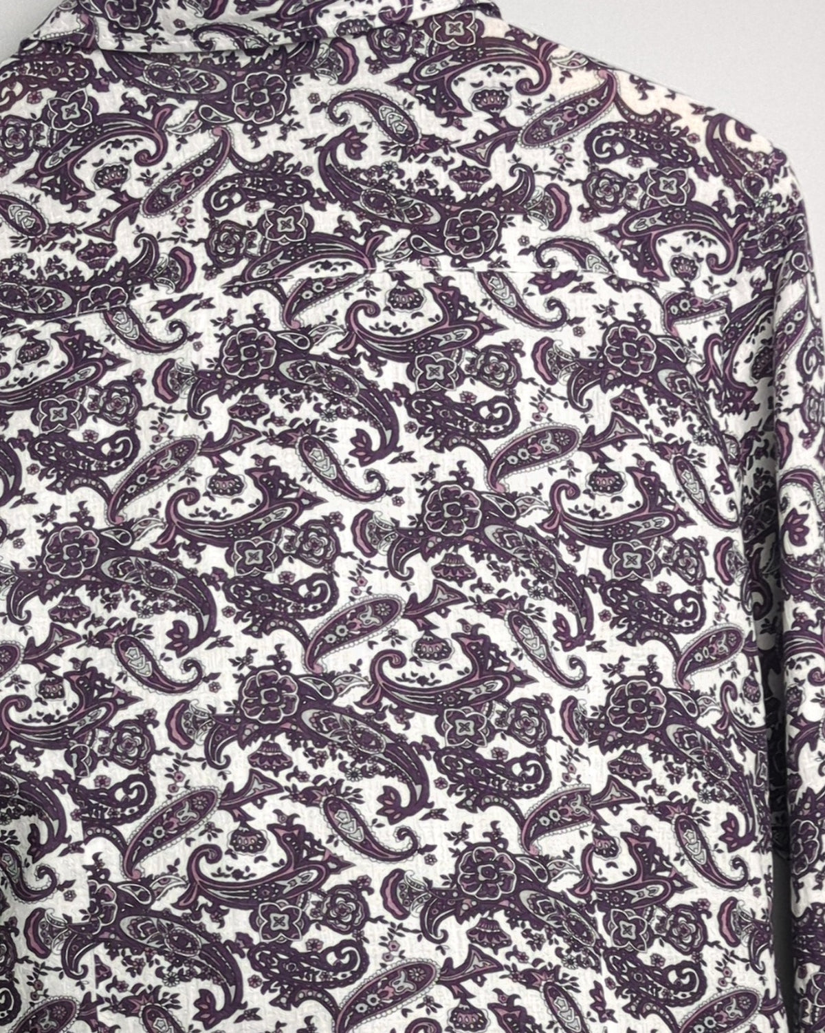 Wen Ni Purple Paisley Blouse