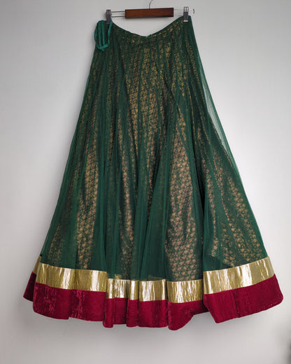 Green Embroidered Kurta