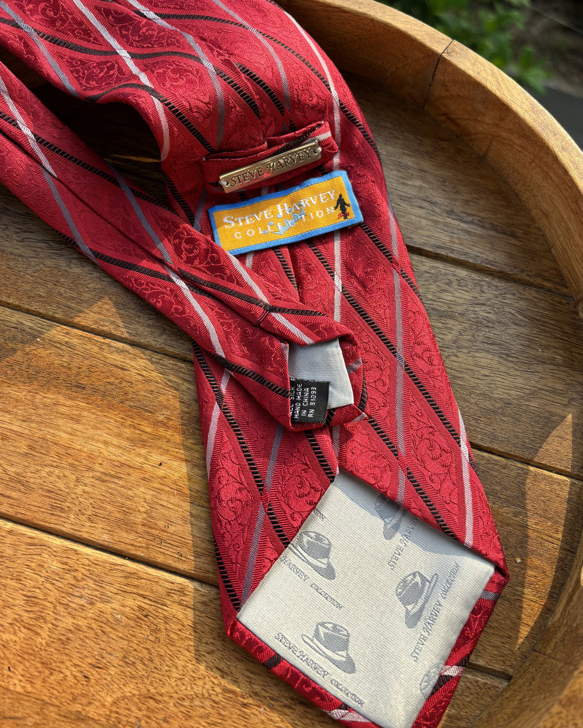 Steve Harvey Red Neck Tie