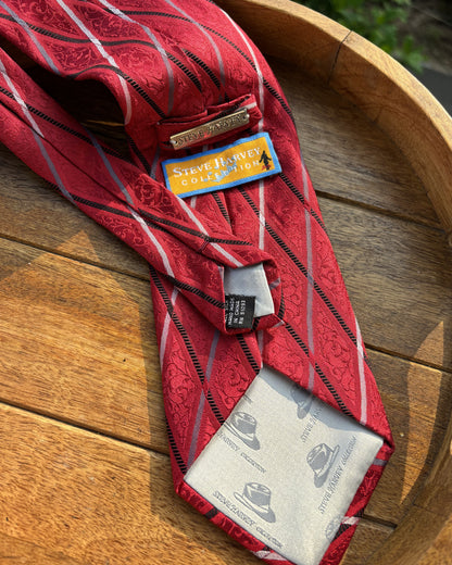 Steve Harvey Red Neck Tie