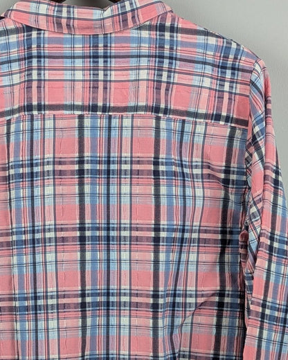 Pink Plaid Shirt