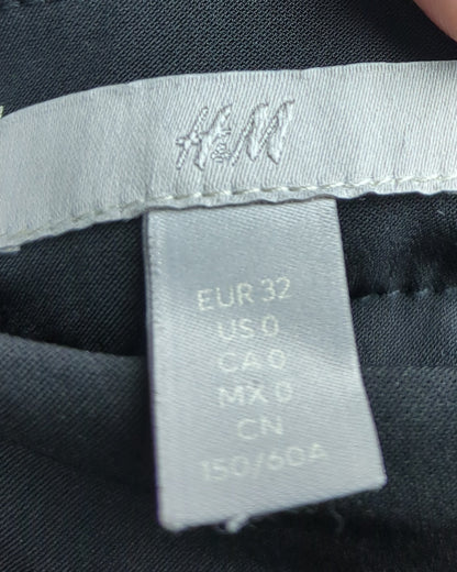 H&M Black Wide Leg Trousers