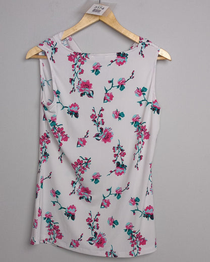 Ricki'S White Floral Top