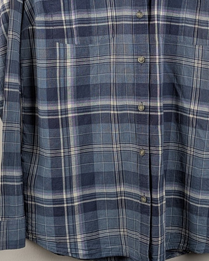 Blue Plaid Shirt
