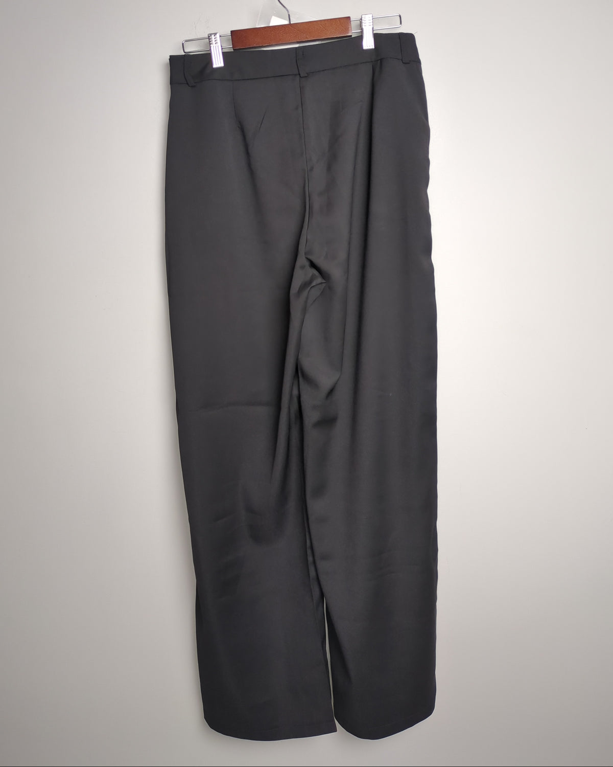 Freakins Black Wrap Trousers