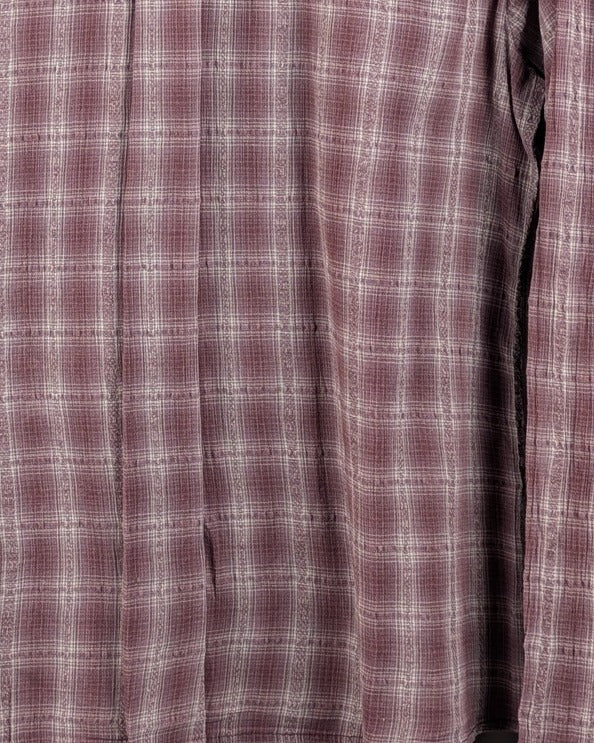 Wine Plaid Shirt