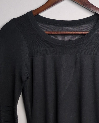 Black Ribbed Top