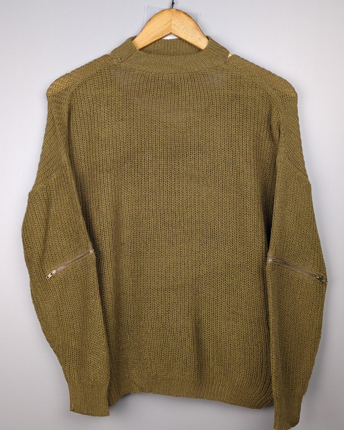 Green Knitted Sweater
