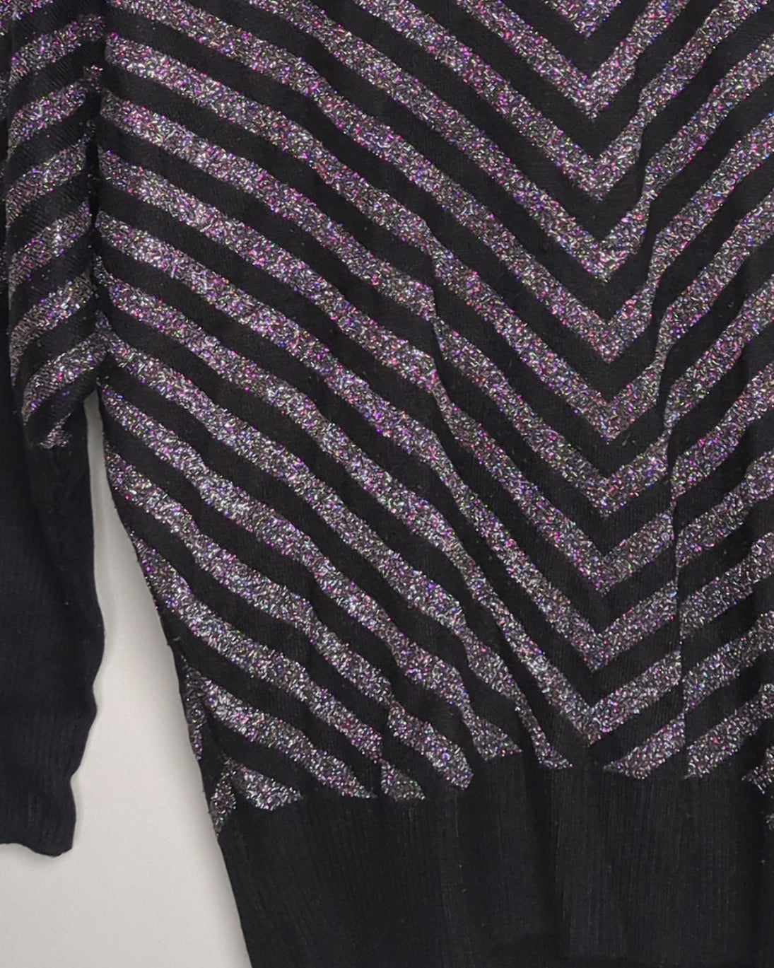 Black Chevron Sweater