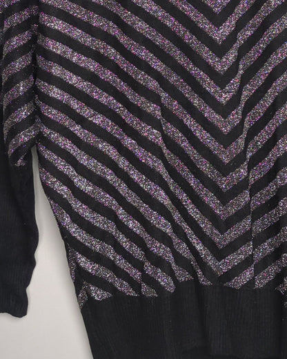 Black Chevron Sweater