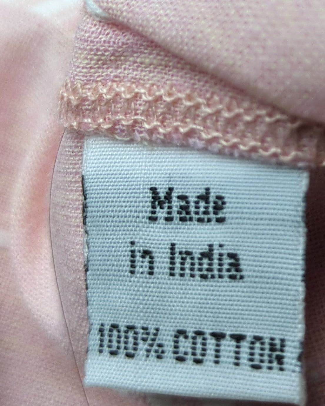 Miniature Auroville Pink Striped Top