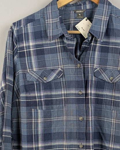 Blue Plaid Shirt