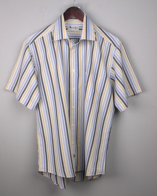 Aquascutum Blue Striped Shirt