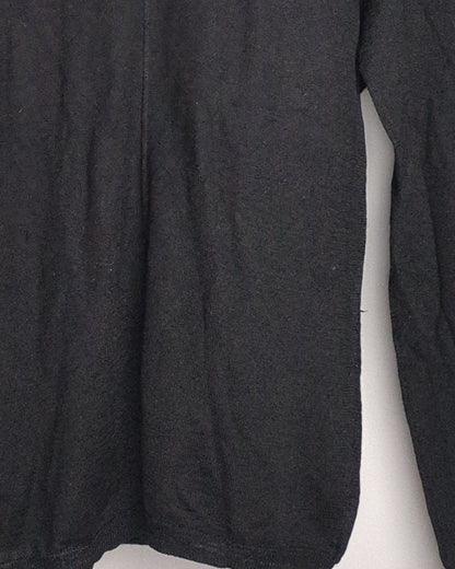 Black Cowl Sweater