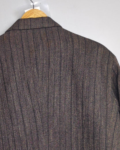 Brown Striped Blazer