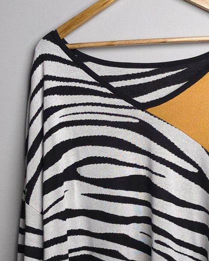 Black Zebra Sweater