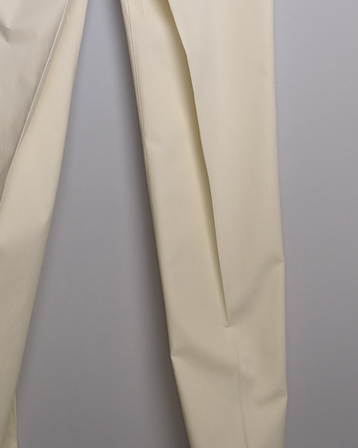 Fabindia Off-White Slim Fit Trousers
