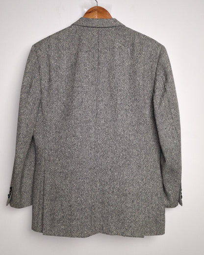 Lanvin Paris Gray Tweed Blazer