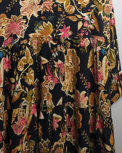 Zara Black Floral Dress