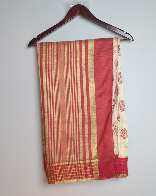 Red Silk Saree