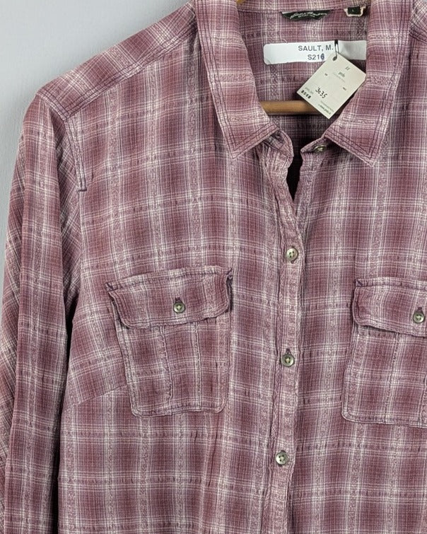 Wine Plaid Shirt