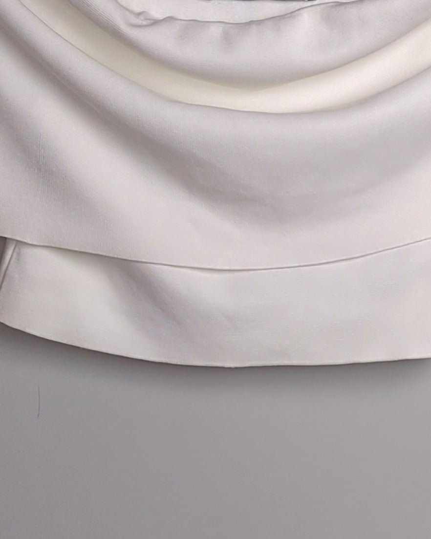 Zara White Off-Shoulder Top