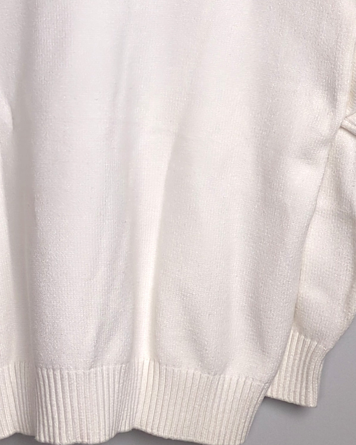 Tourniquet White Graphic Sweater