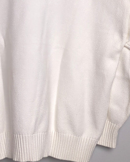 Tourniquet White Graphic Sweater