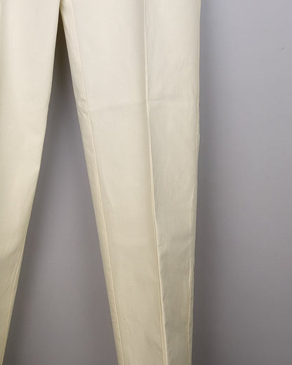 Fabindia Beige Casual Trousers