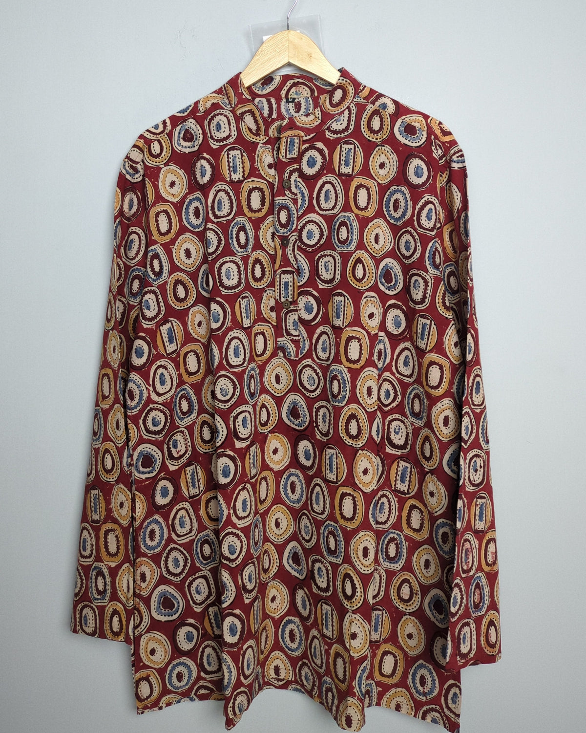 Red Printed Kurta